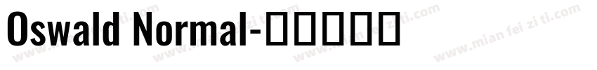 Oswald Normal字体转换